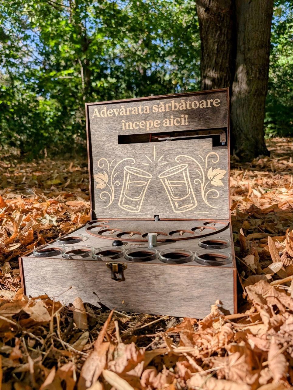 DrinkMaker — Gravură pe panoul interior