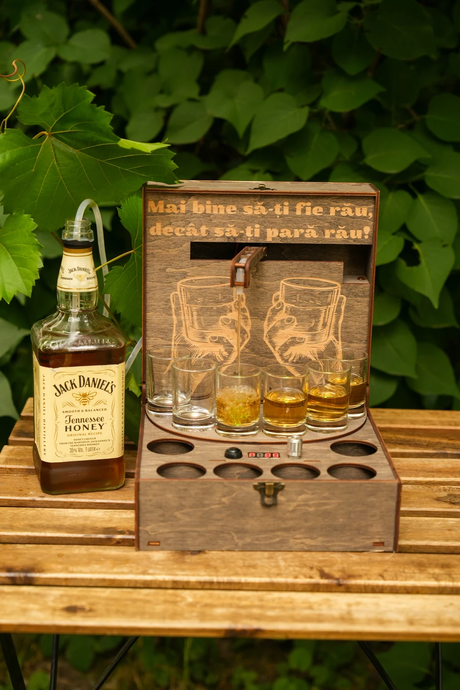 DrinkMaker Mini — Dozatorul în funcțiune